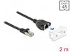 EAN 4043619871124 - DeLOCK 87112 cable de red Negro, Blanco Cat6a S/FTP (S-STP) imagen 3