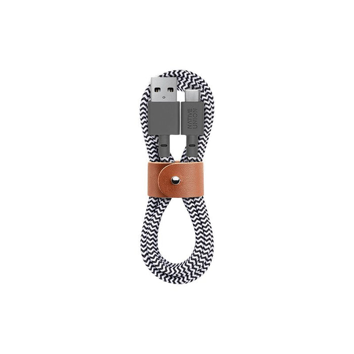 EAN 4895200436317 - Native Union BELT-AC-ZEB-NP cable USB 1,2 m USB A USB C Negro, Blanco imagen 1