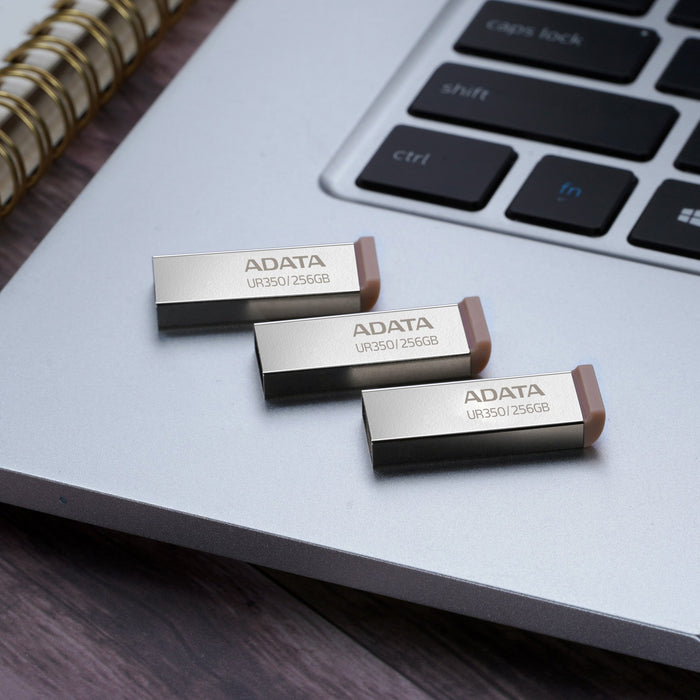 EAN 4711085946546 - ADATA UR350 unidad flash USB 256 GB USB tipo A 3.2 Gen 1 (3.1 Gen 1) Marrón, Acero inoxidable imagen 6