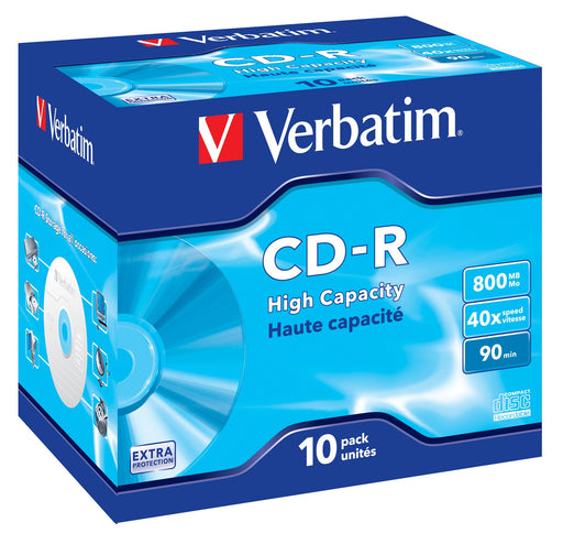 EAN 0023942434283 - Verbatim CD-R High Capacity 800 MB 40x 10 pieza(s) imagen 2