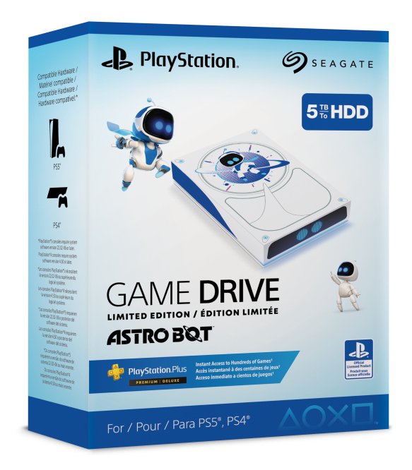 EAN 8719706046442 - Seagate Game Drive Astro Bot disco duro externo 5 TB 2.0/3.2 Gen 1 (3.1 Gen 1) Blanco, Azul imagen 10