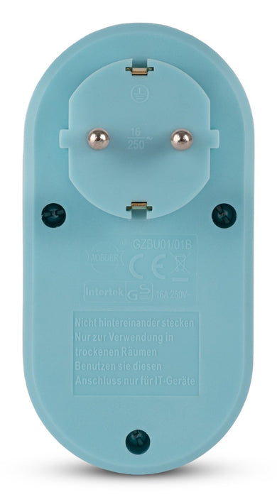 EAN 5999097985404 - Entac EPAG-1EE-2USB-B adaptador de enchufe eléctrico Tipo F Azul imagen 5