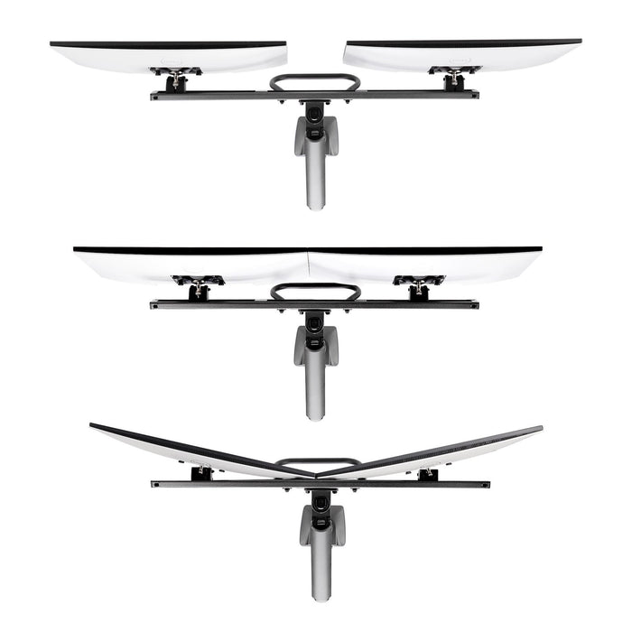 EAN 65030906340 - StarTech.com H2M1AS2-MONITOR-ARM soporte para monitor 68,6 cm (27") Escritorio Negro imagen 6