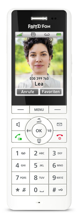 EAN 4023125029875 - Fon FRITZ! X6 Teléfono DECT Identificador de llamadas Blanco imagen 4