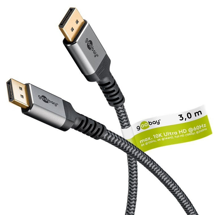 EAN 4040849756818 - Goobay 75681 cable DisplayPort 3 m Negro imagen 1