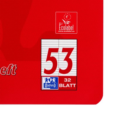 EAN 4006144922419 - Oxford 100050383 cuaderno y block A5 32 hojas Verde, Rojo imagen 5