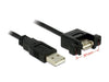 EAN 4043619851065 - DeLOCK 1m 2xUSB2.0-A cable USB USB 2.0 USB A Negro imagen 2