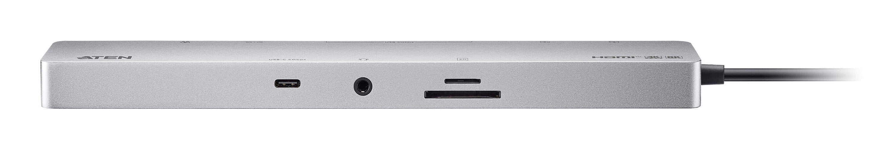 EAN 4710469343179 - ATEN UH3240 hub de interfaz USB Tipo C Plata imagen 3