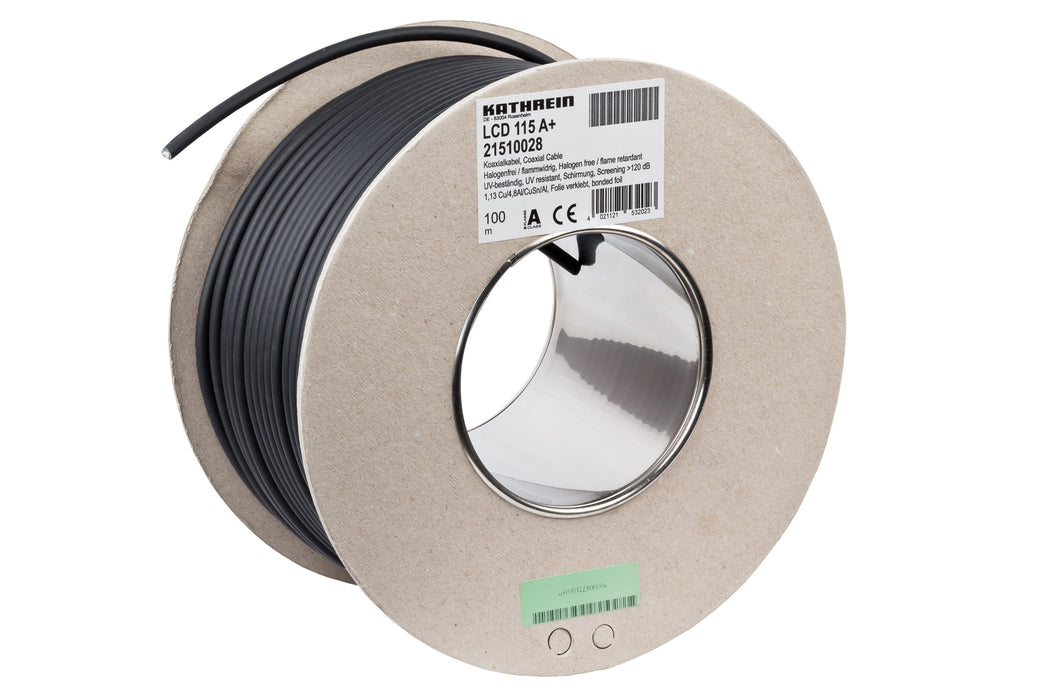 EAN 4021121532023 - Kathrein LCD 115 A+ cable coaxial 100 m Negro imagen 1
