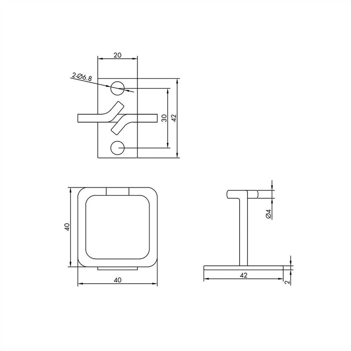 EAN 7630049624702 - ROLINE 26.30.0015 organizador de cables Estante Gancho de soporte para cableado Plata 1 pieza(s) imagen 2