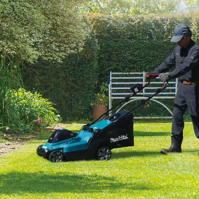 EAN 197050000613 - Makita LM003GZ cortadora de césped Cortacésped manual Batería Negro, Azul imagen 21