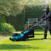 EAN 197050000613 - Makita LM003GZ cortadora de césped Cortacésped manual Batería Negro, Azul imagen 21