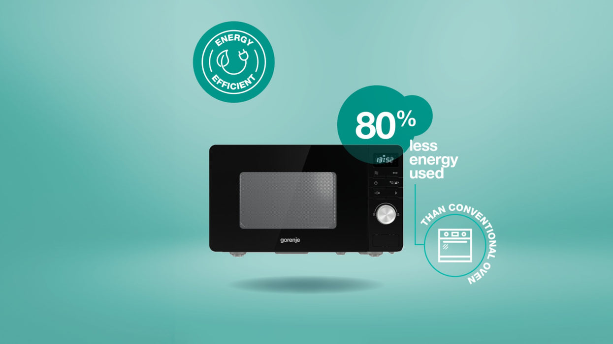 EAN 3838782176524 - Gorenje MO20A3B Negro Solo microondas Encimera 20 L 800 W imagen 5