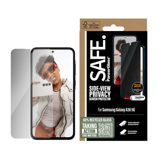EAN 5715685017674 - PanzerGlass SAFE. by ® Privacy Screen Protector Samsung Galaxy A36 5G | Ultra-Wide Fit w. EasyAligner Pro imagen 2