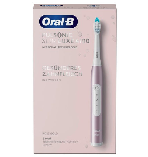 EAN 4210201305569 - Oral-B Pulsonic Slim Luxe 4100 Adulto Cepillo dental sónico Oro rosa imagen 2
