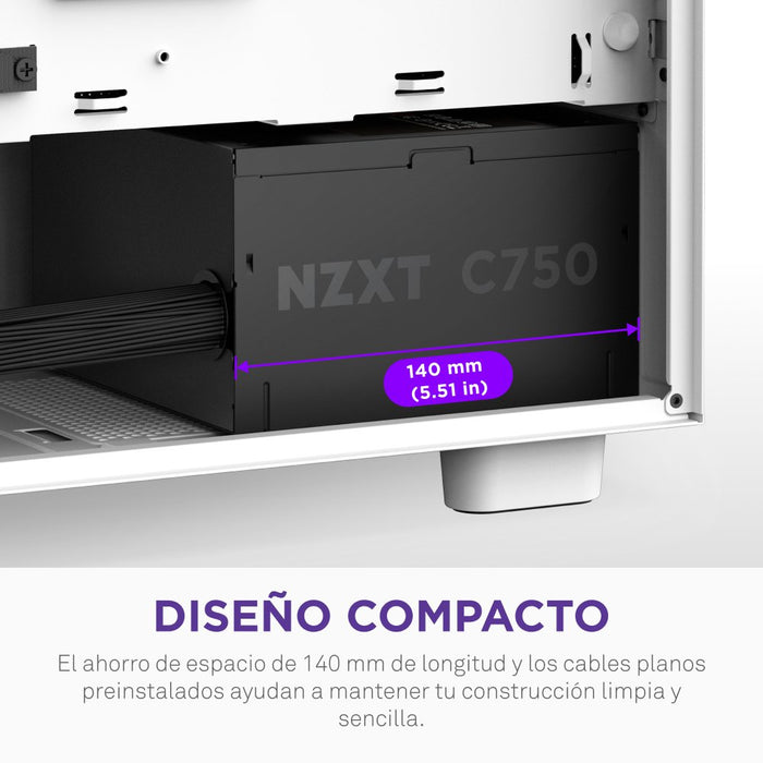 EAN 5056547207551 - NZXT C750 Bronze unidad de fuente de alimentación 750 W 24-pin ATX ATX Negro imagen 8