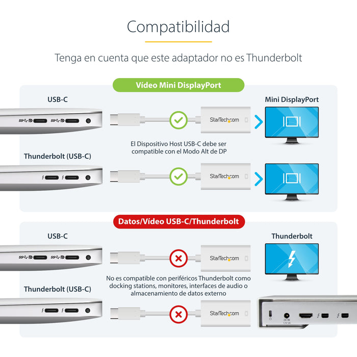 EAN 0065030875813 - StarTech.com CDP2MDP Adaptador gráfico USB 3840 x 2160 Pixeles imagen 10