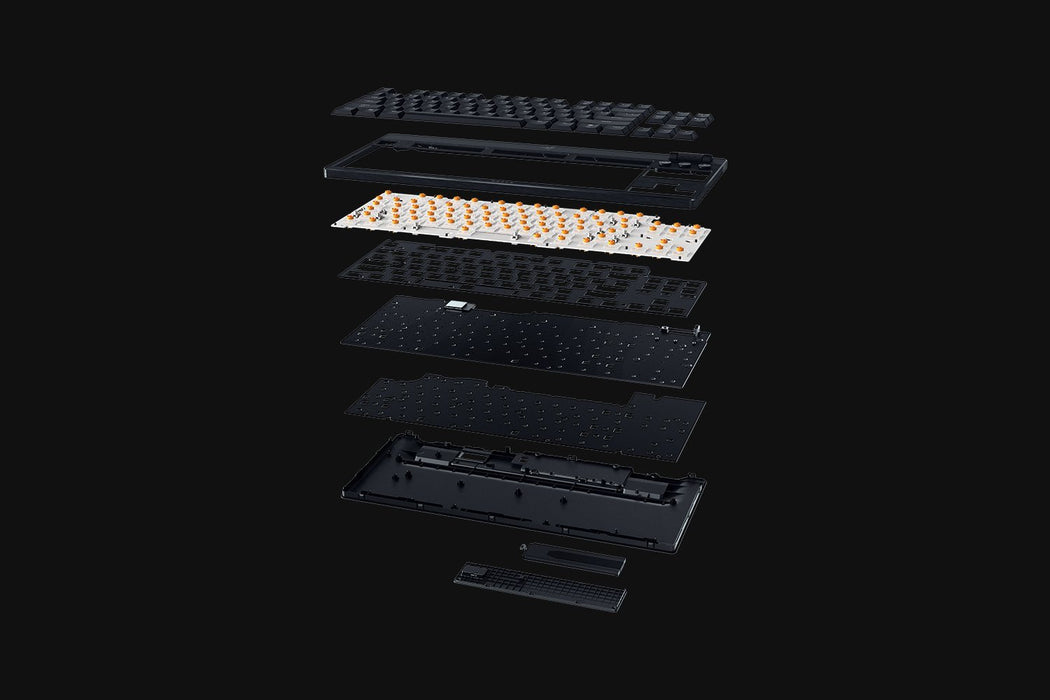 EAN 8887910073759 - Razer BlackWidow V4 Low-Profile Tenkeyless HyperSpeed teclado Juego USB + RF Wireless + Bluetooth QWERTY  imagen 5