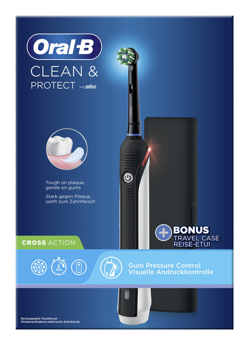EAN 4210201399506 - Oral-B Clean & Protect Adulto Cepillo dental giratorio Negro imagen 2