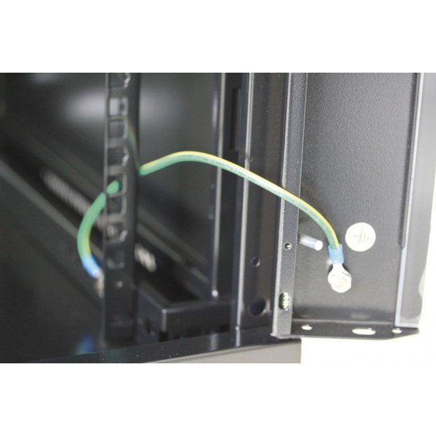 EAN 766623918404 - Techly I-CASE EW-2012BKL armario rack 12U Bastidor de pared Negro imagen 3