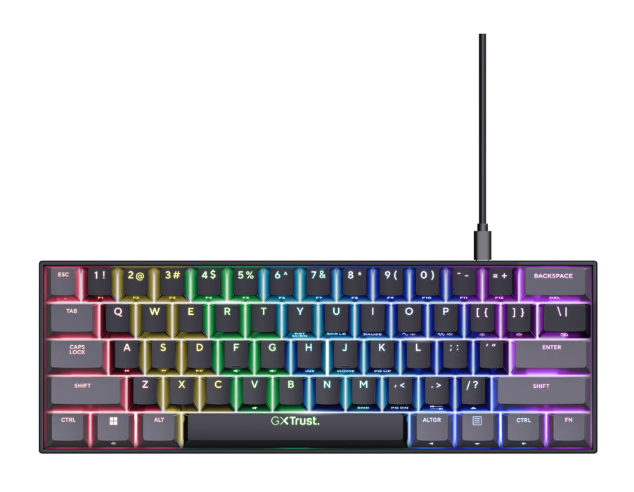 EAN 8713439248876 - Trust GXT 867 Acira teclado Juego USB Francés Negro, Gris imagen 3