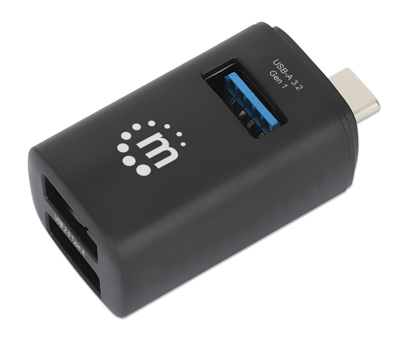 EAN 0766623180993 - Manhattan 180993 hub de interfaz USB 3.2 Gen 1 (3.1 Gen 1) Type-C 5000 Mbit/s Negro imagen 5