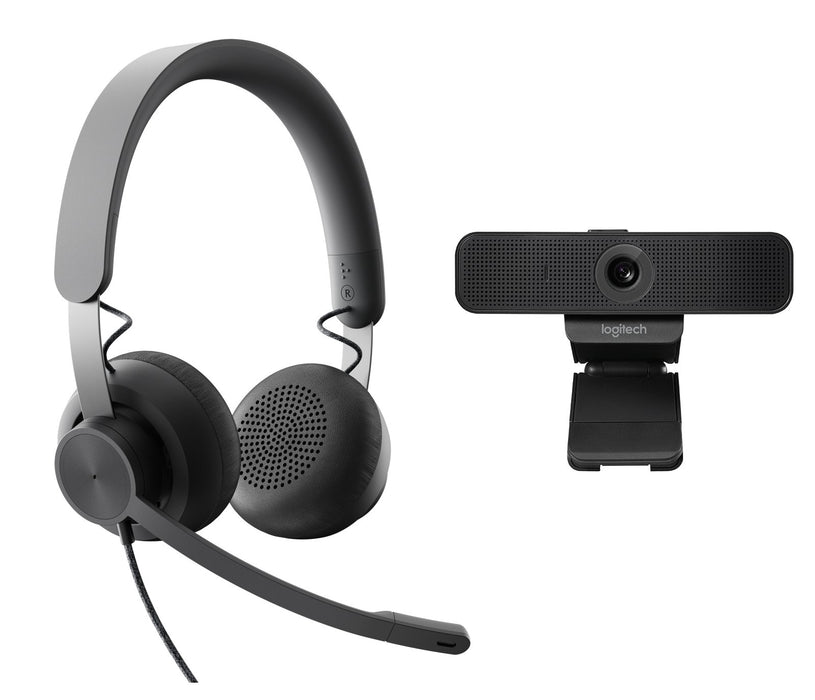EAN 5099206091610 - Logitech 991-000339 auricular y casco Sistema de vídeoconferencia personal Alámbrico Grafito imagen 1