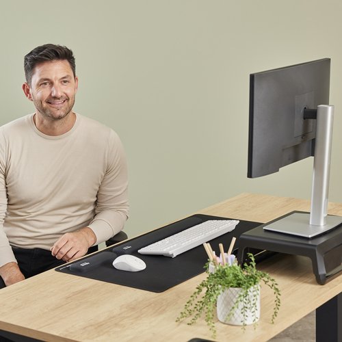 EAN 43859812264 - Fellowes Breyta descansa muñecas Silicona Negro imagen 3