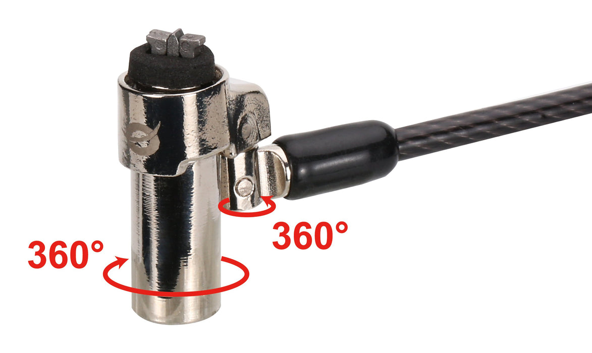EAN 4015867245293 - Conceptronic CUSTODIO02BNTM cable antirrobo Negro 1,8 m imagen 6