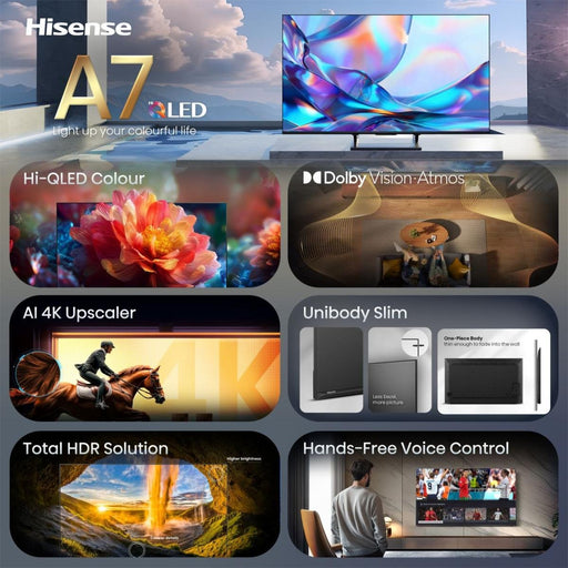 EAN 6942351435305 - Hisense A7S 165,1 cm (65") 4K Ultra HD Smart TV Wifi Negro imagen 2