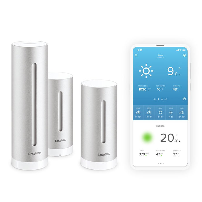 EAN 3700730503402 - Netatmo NBU-NWS-NIM-EU estación meteorológica digital Plata AC/Batería Wifi imagen 3