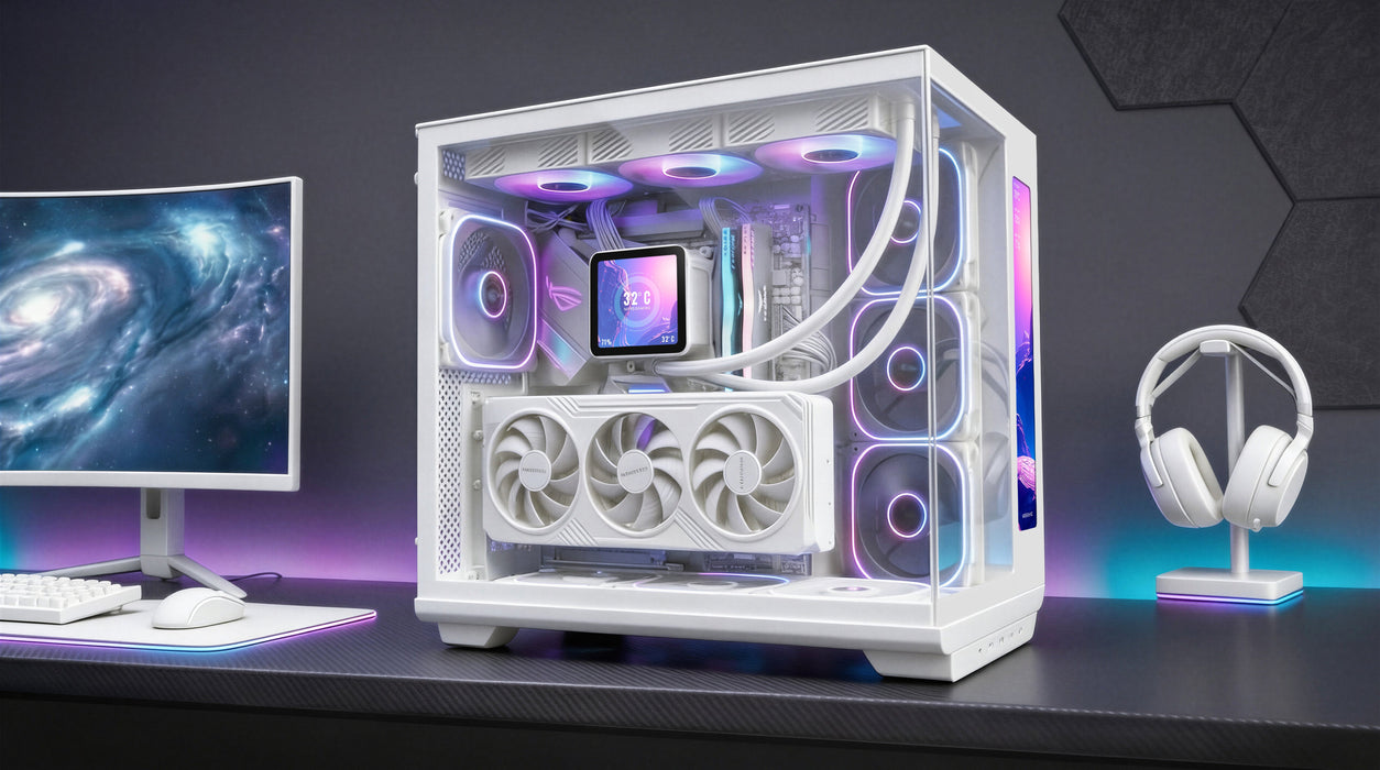 EAN 8435693115298 - Mars Gaming MCREVMAXW carcasa de ordenador Midi Tower Blanco imagen 14