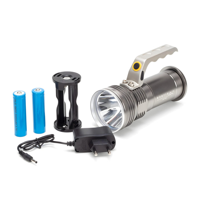 EAN 5901811409738 - Montis Aluminiowa ręczna latarka akumulatorowa LED MT154 Gris Linterna de mano imagen 6
