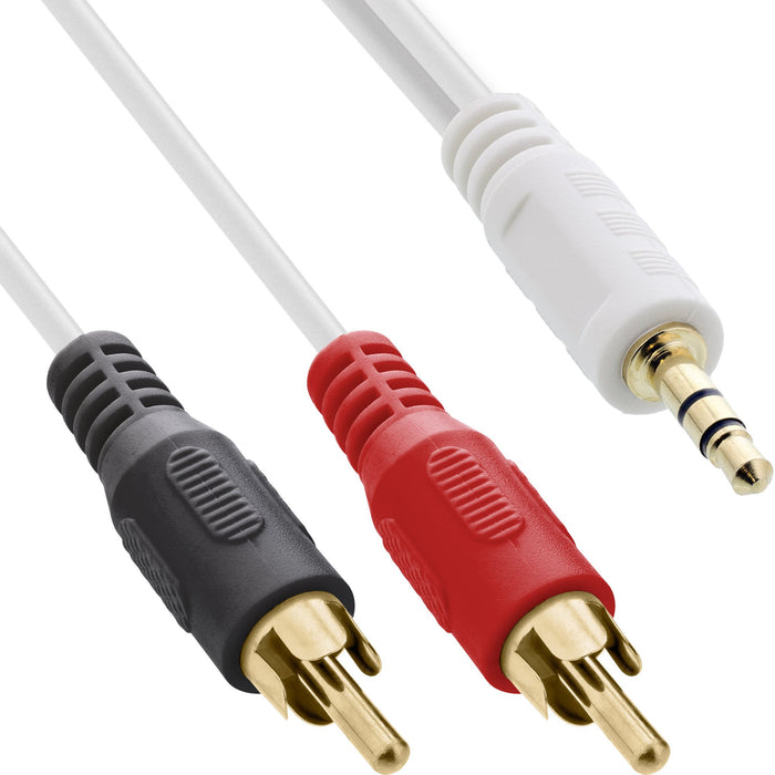 EAN 4043718154395 - InLine 89936W cable de audio 2,5 m 3,5mm Blanco imagen 1