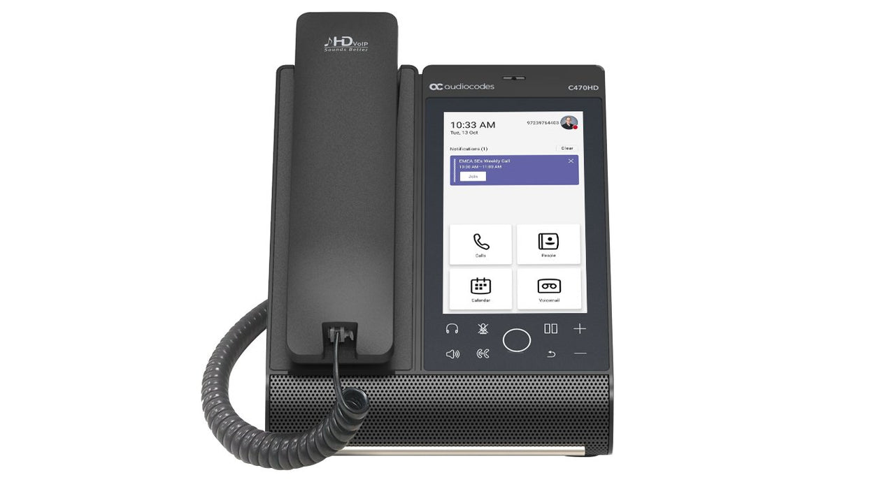 EAN 7290013346513 - AudioCodes C470HD teléfono IP Negro TFT Wifi imagen 5
