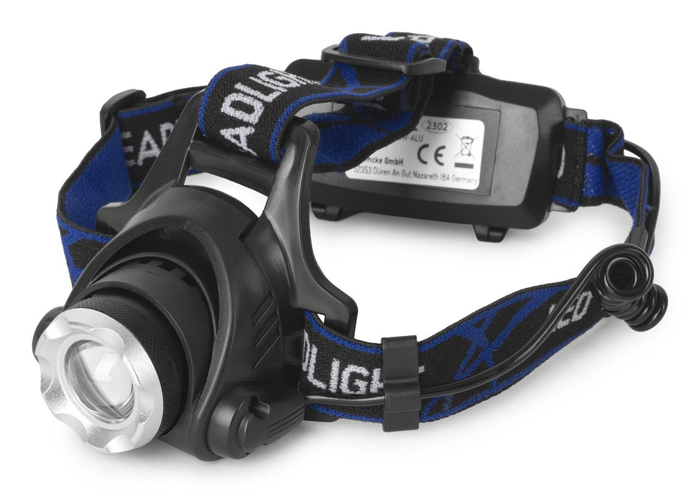EAN 5999097901640 - Entac EHL-ZOOM-5W-ALU linterna Negro Linterna con cinta para cabeza LED imagen 1