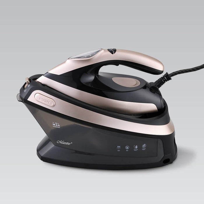 EAN 4820096550830 - Maestro MR-320C estación plancha al vapor 2400 W 1,5 L Suela de cerámica Negro, Oro rosado imagen 3