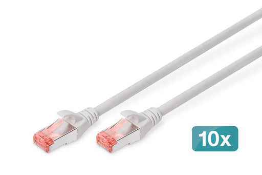 EAN 4016032441274 - Digitus DK-1644-0025-10 cable de red Gris 0,25 m Cat6 S/FTP (S-STP) imagen 1