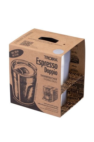 EAN 4024023037252 - TROIKA ESPRESSO DOPPIO 160 ml Plata Acero inoxidable imagen 7