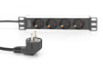 EAN 4016032474777 - Digitus DN-95418 unidad de distribución de energía (PDU) 4 salidas AC 0U/1U Negro imagen 5