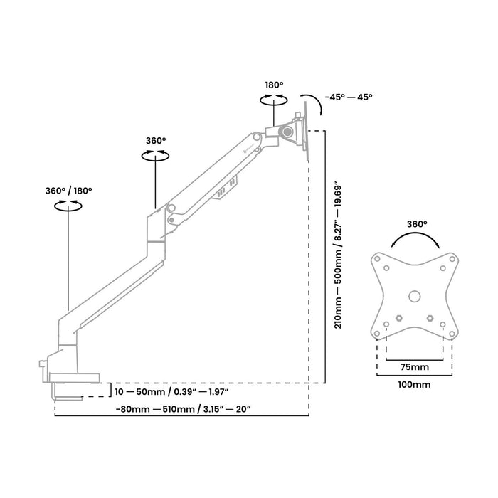 EAN 0850072937304 - Arozzi AZ-ALZARE-NEO-PNK soporte para monitor Escritorio Rosa imagen 4