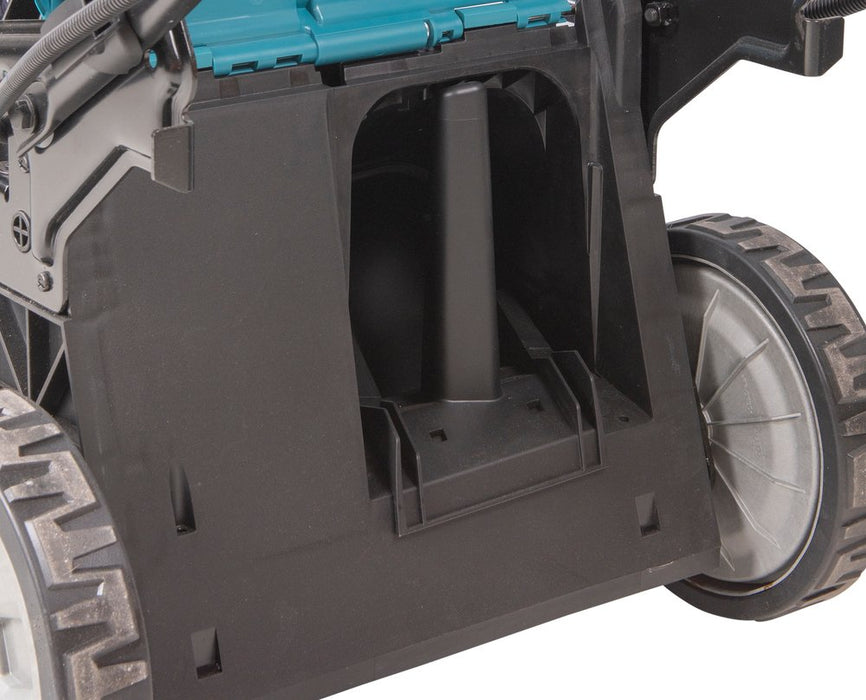 EAN 0088381756686 - Makita DLM481Z cortadora de césped Cortacésped manual Batería Negro, Azul, Metálico imagen 13