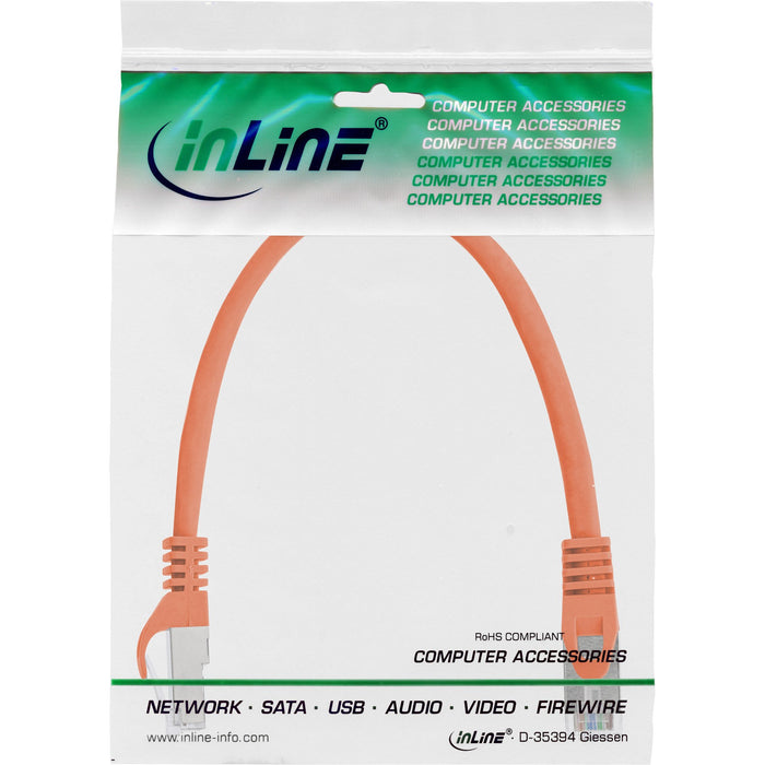 EAN 4043718041305 - InLine 72533O cable de red Naranja 0,3 m Cat5e SF/UTP (S-FTP) imagen 3