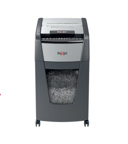 EAN 5028252613941 - Rexel Optimum Auto+ 300M triturador de papel Microcorte 55 dB 23 cm Negro, Gris imagen 1