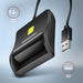 EAN 8595247906915 - Axagon CRE-SM3N USB Smart card Flat lector de tarjeta inteligente Interior USB 2.0 Negro imagen 3