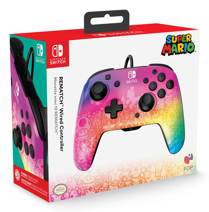 EAN 708056069728 - PDP REMATCH: Star Spectrum Multicolor USB Gamepad Analógico/Digital Nintendo Switch, Nintendo Switch Lite, imagen 8