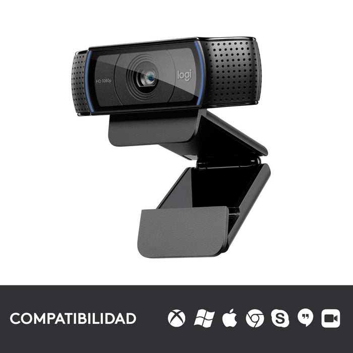 EAN 5099206061309 - Logitech 960-001055 cámara web 3 MP 1920 x 1080 Pixeles USB 2.0 Negro imagen 5