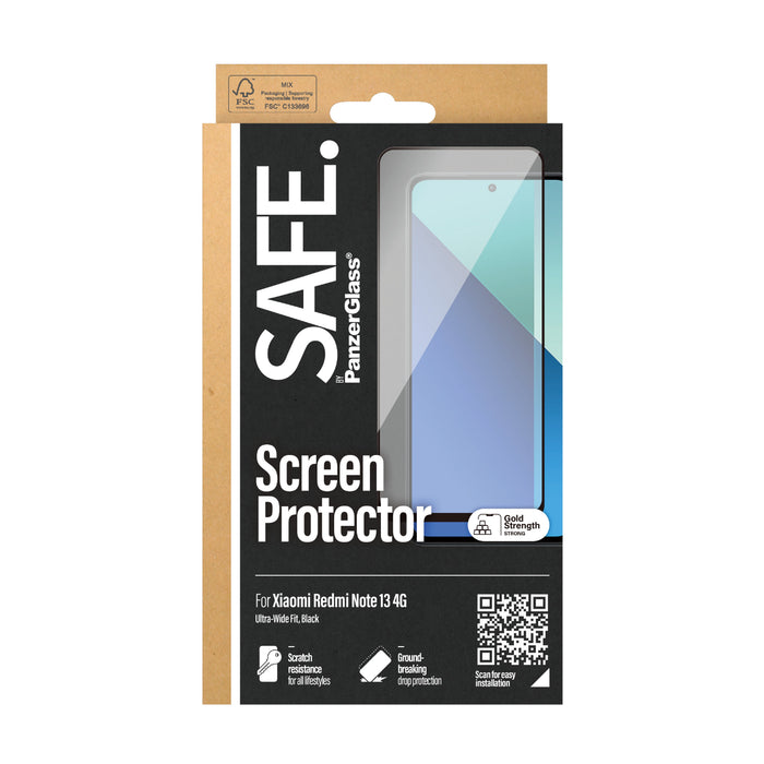 EAN 5711724957291 - PanzerGlass SAFE. by ® Screen Protector Xiaomi Redmi Note 13 4G | Ultra-Wide Fit Protector de pantalla 1  imagen 3