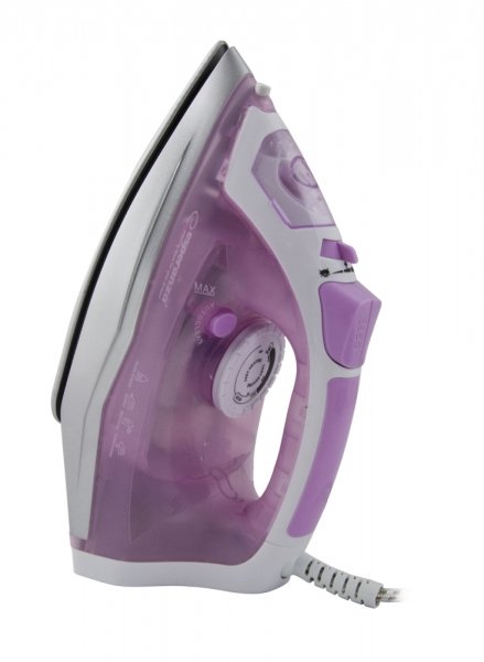 EAN 5901299949733 - Esperanza EHI004 plancha Plancha vapor-seco Suela de cerámica 2400 W Púrpura, Blanco imagen 3