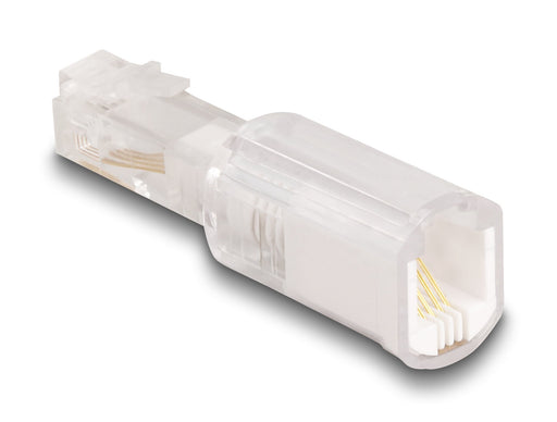 EAN 4043619881697 - DeLOCK 88169 cambiador de género para cable Transparente, Blanco imagen 2